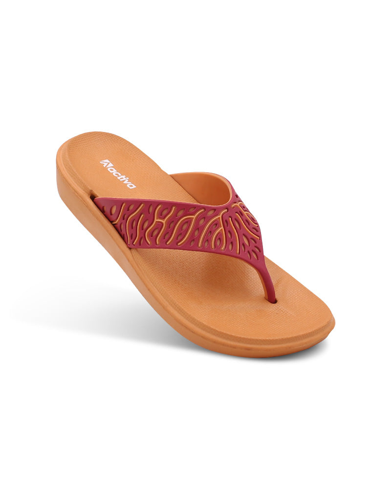 Activa V-Shape Slides Sandals for Women