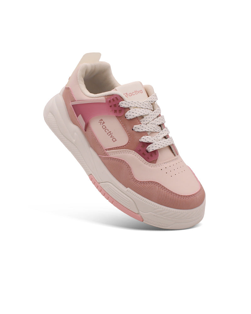 Style and Comfort Women's Breathable Lace-Up Casual Sneakers