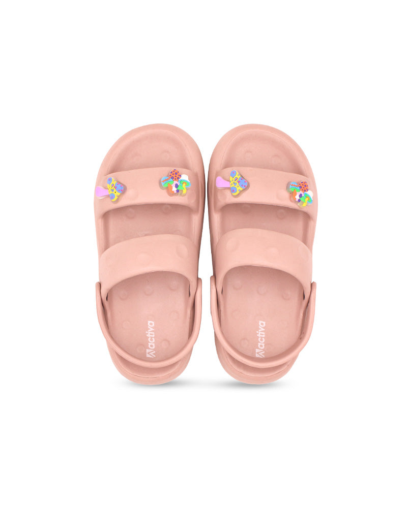 Women’s EVA Slides with Fun Charms | Lightweight Double-Strap Sandals