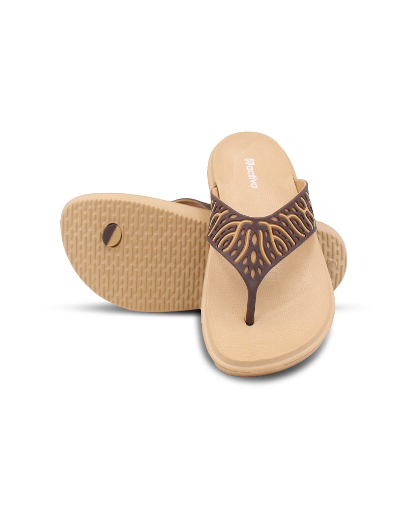 Activa V-Shape Slides Sandals for Women