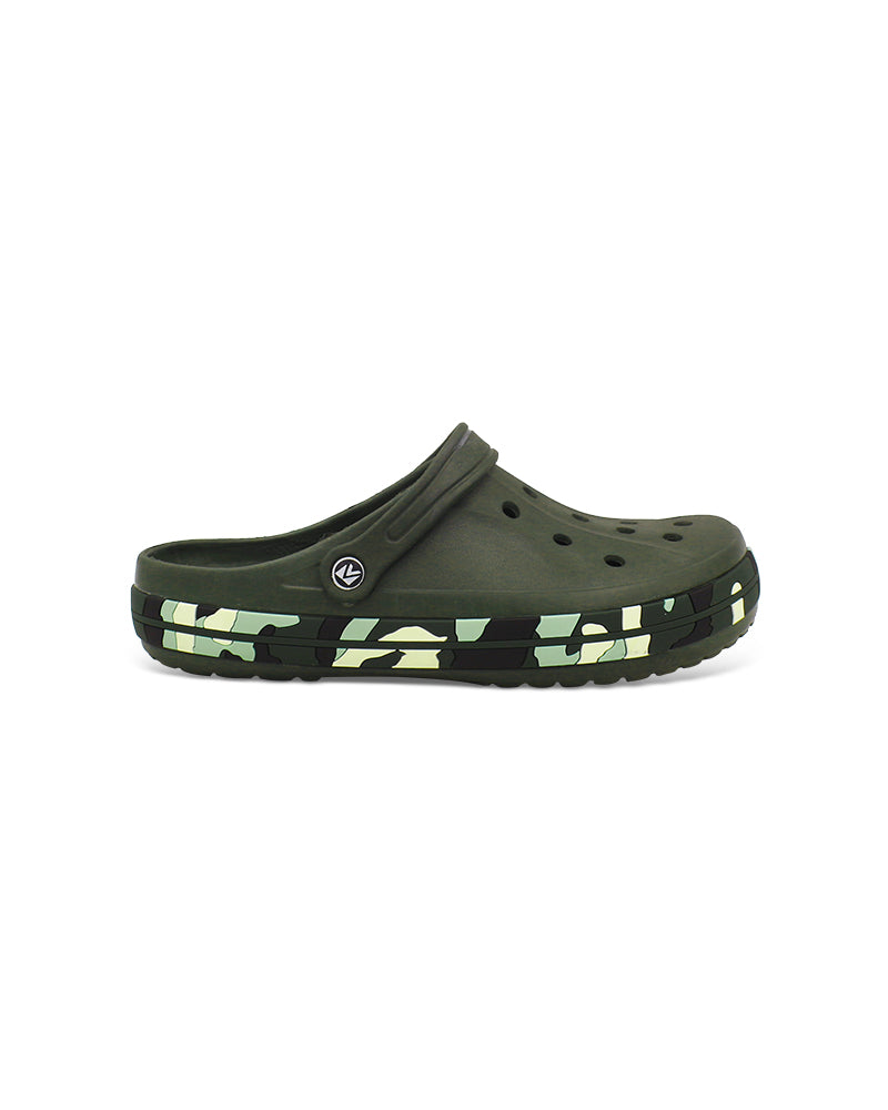 Men's Colorful Side Belt Clogs