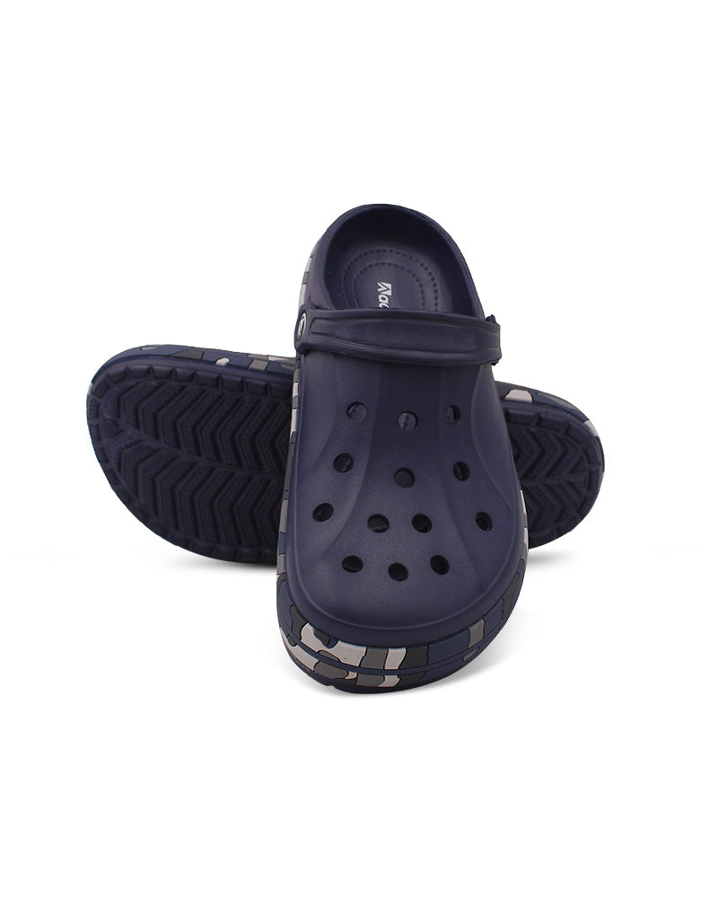 Men's Colorful Side Belt Clogs