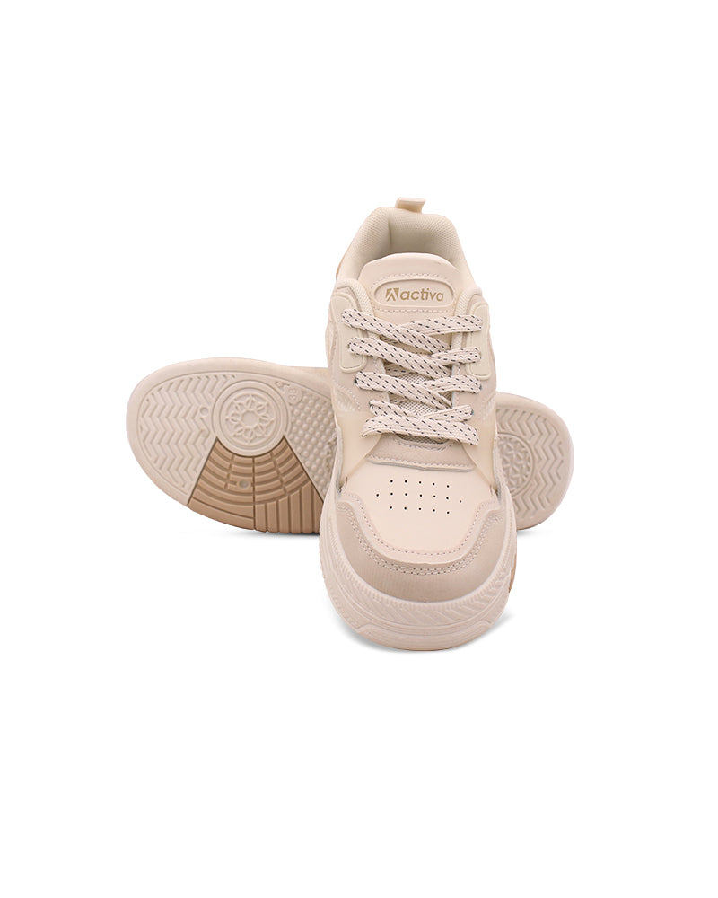 Chic Casual Lace-Up Sneakers for Women
