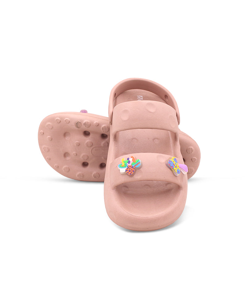 Women’s EVA Slides with Fun Charms | Lightweight Double-Strap Sandals