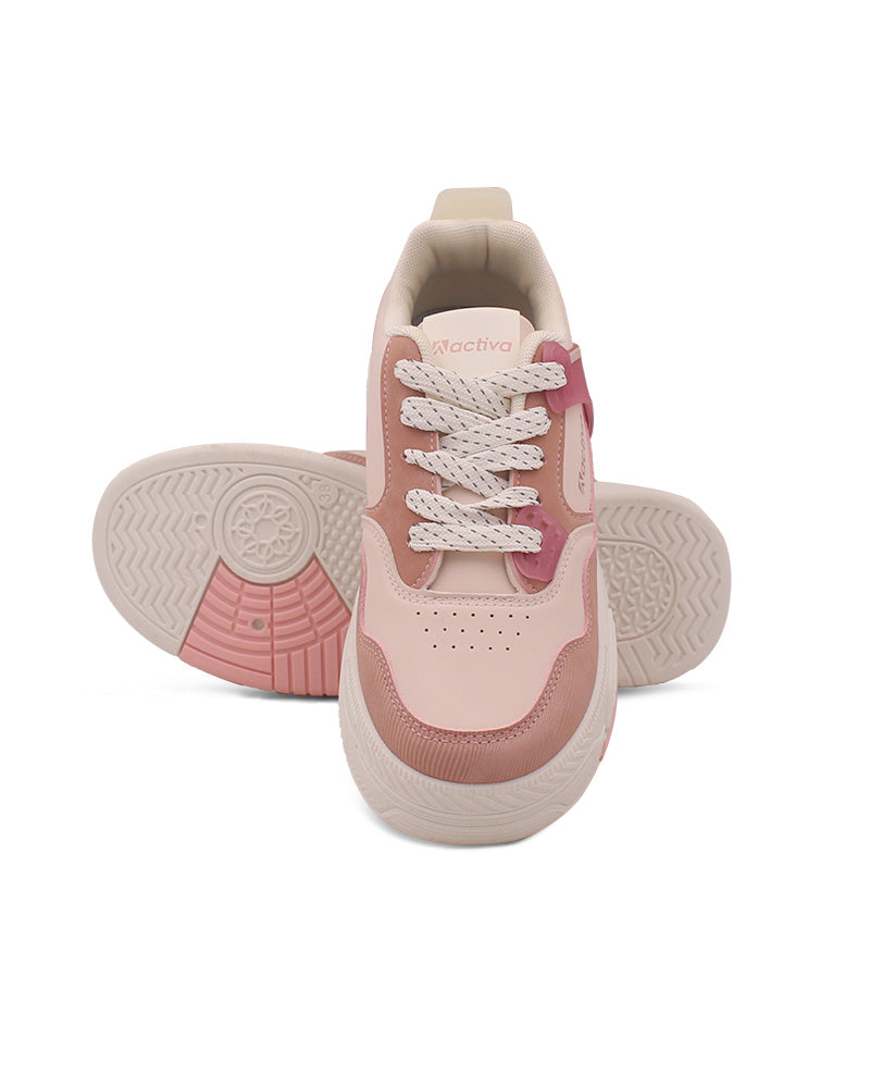 Style and Comfort Women's Breathable Lace-Up Casual Sneakers