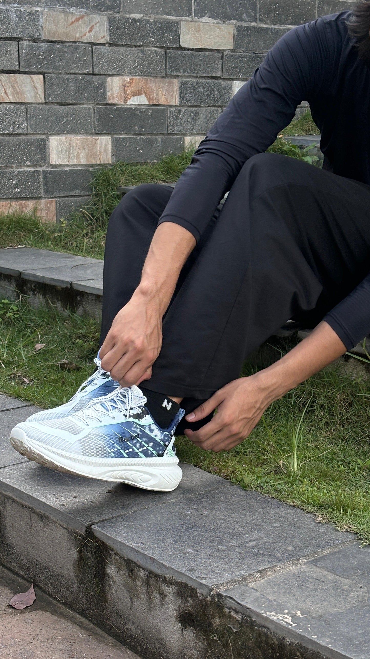 Versatile Sports and Casual Lace-Up Sneakers for Men - Non-Slip & Durable Footwear