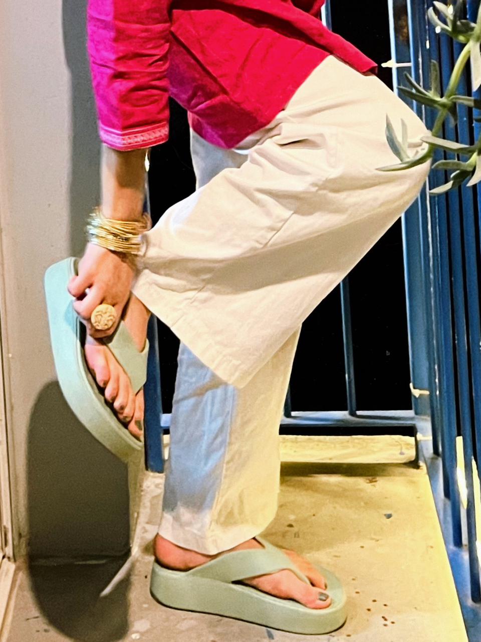Women's V-Shape Flip-Flops with Durable EVA for Ultimate Comfort