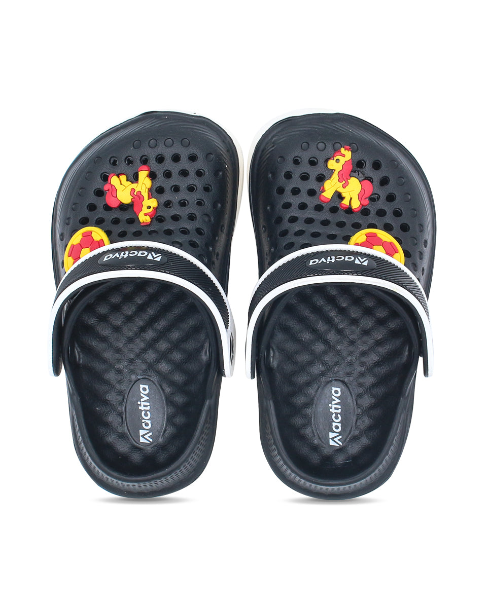 Kids Lightweight Clogs with Fun Charms