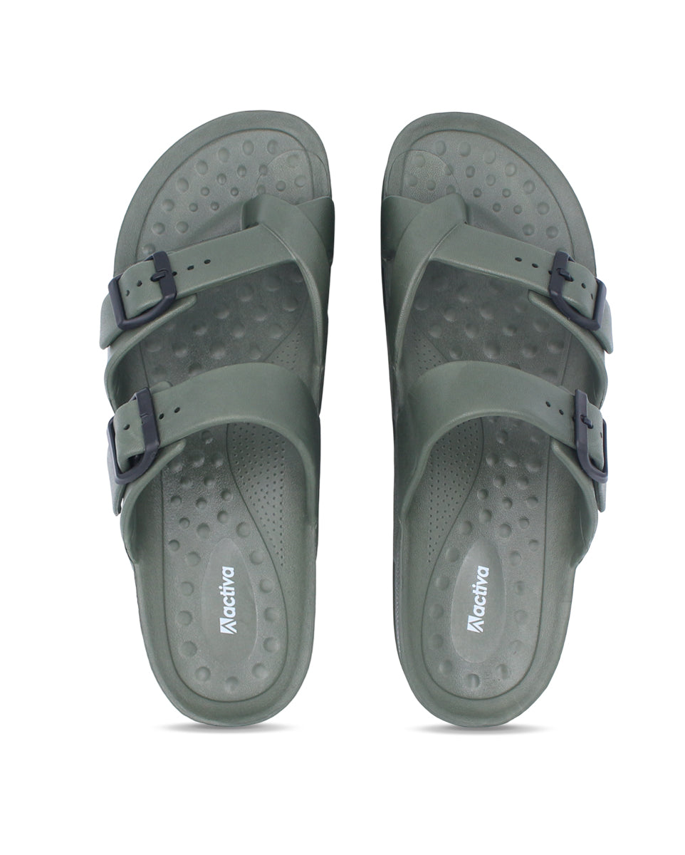 Men Double Buckle Slide