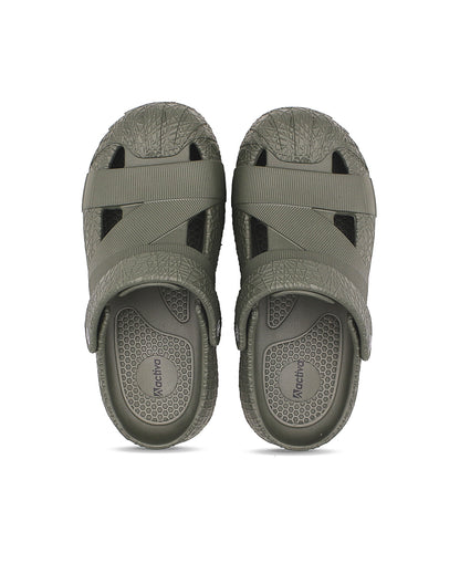 Men’s Unique Style EVA Clogs Olive Green