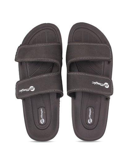 Men’s Adjustable Slides – Dual Strap EVA Comfort Slippers