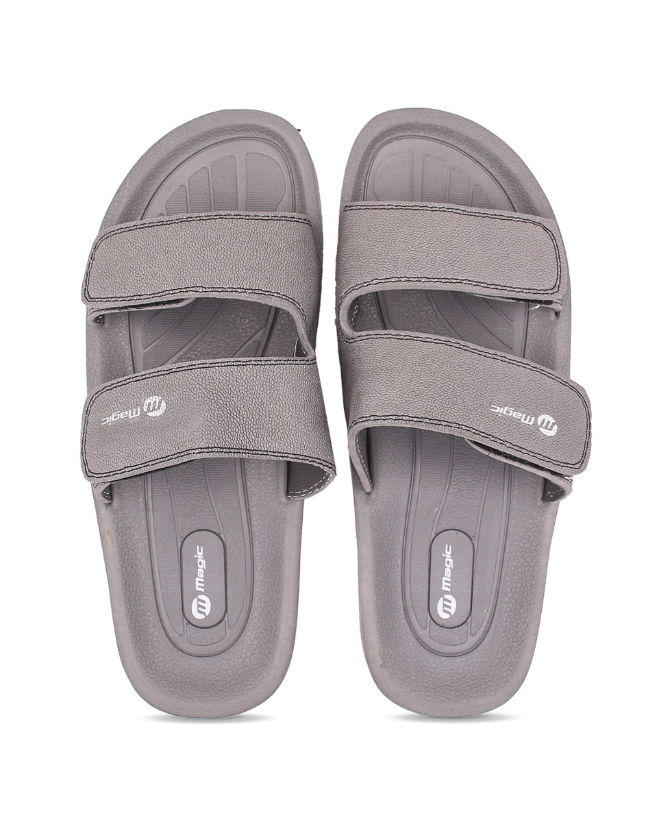 Men’s Adjustable Slides – Dual Strap EVA Comfort Slippers