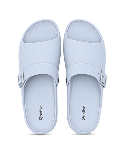 Men's Adjustable Comfort Slides with Buckle Strap for Everyday Wear