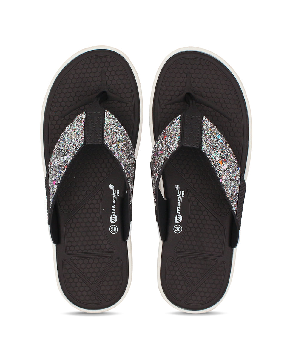 Doctor Sole Women V-Shape Flipflop – EVA Lightweight Toe Post Slippers