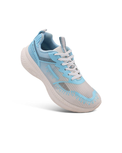 Women's Casual Lace-Up Sneakers with Comfort Sole