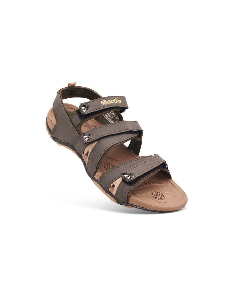 Men’s Minimalist Sandals with Hook & Loop | TPR Sole & EVA Comfort