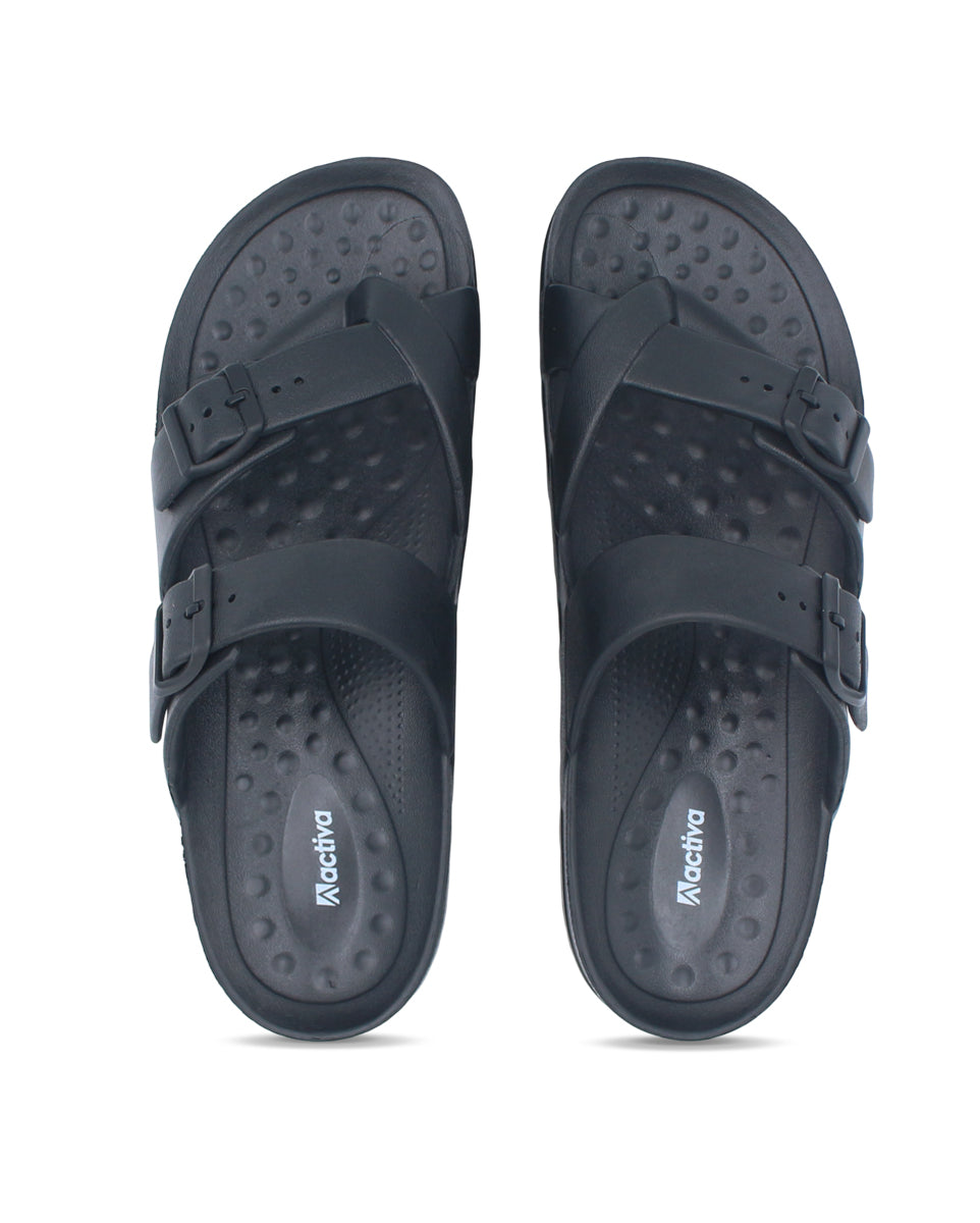 Men Double Buckle Slide