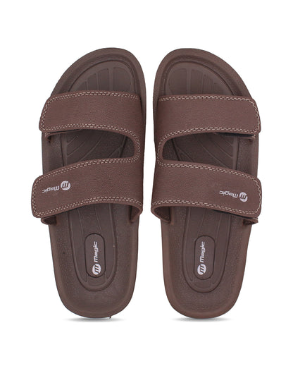 Men’s Adjustable Slides – Dual Strap EVA Comfort Slippers
