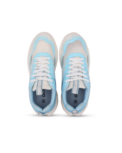 Women's Casual Lace-Up Sneakers with Comfort Sole