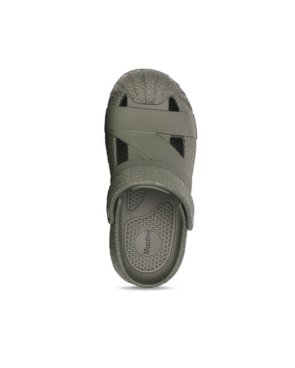 Men’s Unique Style EVA Clogs Olive Green