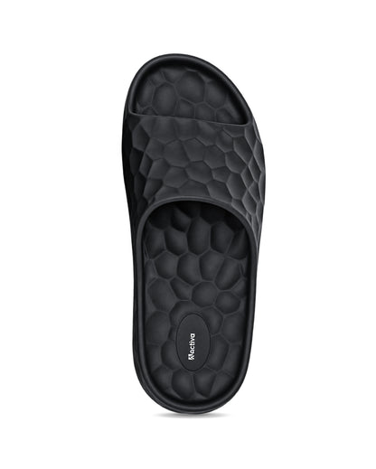 Men's Comfort Slides | Textured Slip-On Casual Footwear