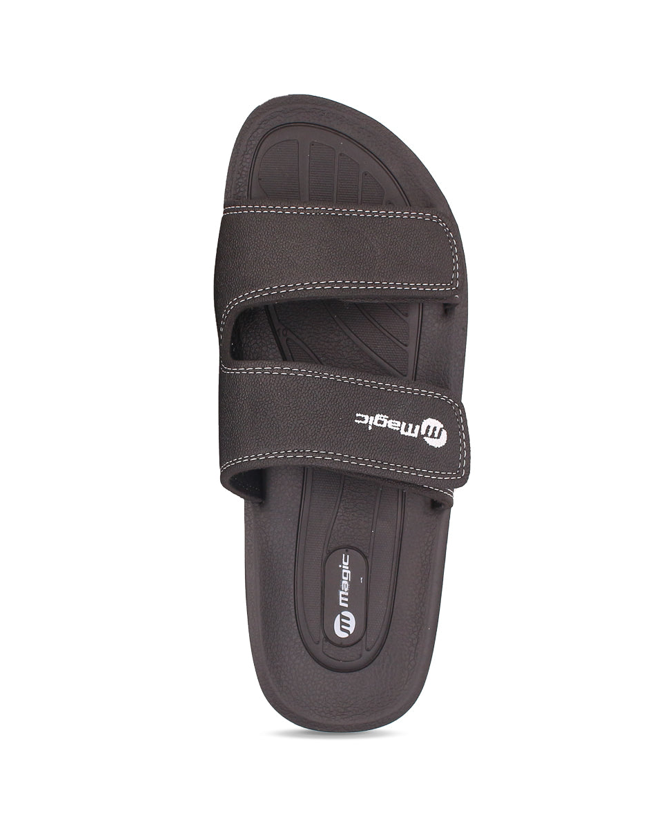 Men’s Adjustable Slides – Dual Strap EVA Comfort Slippers