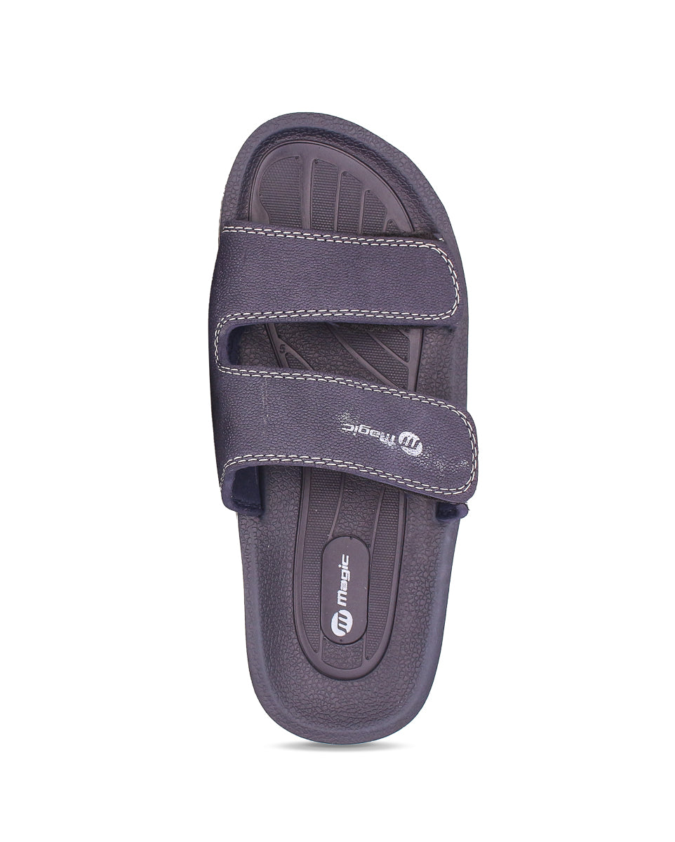 Men’s Adjustable Slides – Dual Strap EVA Comfort Slippers