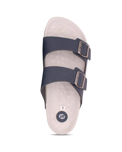 JUPITER Men’s Dual Buckle Slides – Comfortable Casual Slippers for Daily Wear