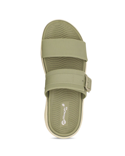 Doctor Sole Women Slides – EVA Cushioned Dual Strap Comfort Sandals