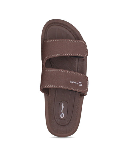 Men’s Adjustable Slides – Dual Strap EVA Comfort Slippers