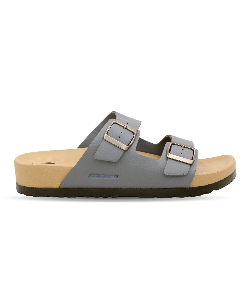 JUPITER Men’s Dual Buckle Slides – Comfortable Casual Slippers for Daily Wear