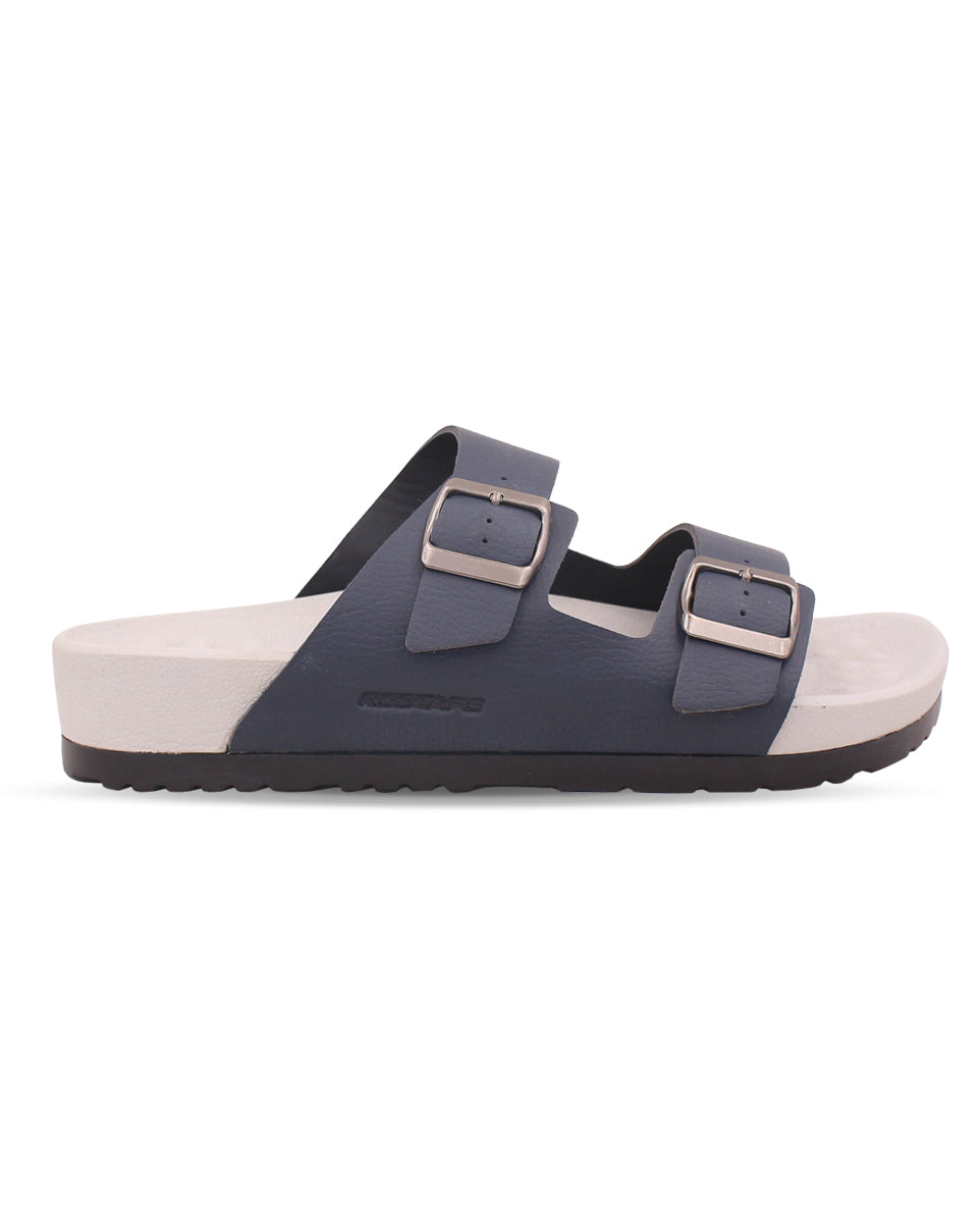JUPITER Men’s Dual Buckle Slides – Comfortable Casual Slippers for Daily Wear