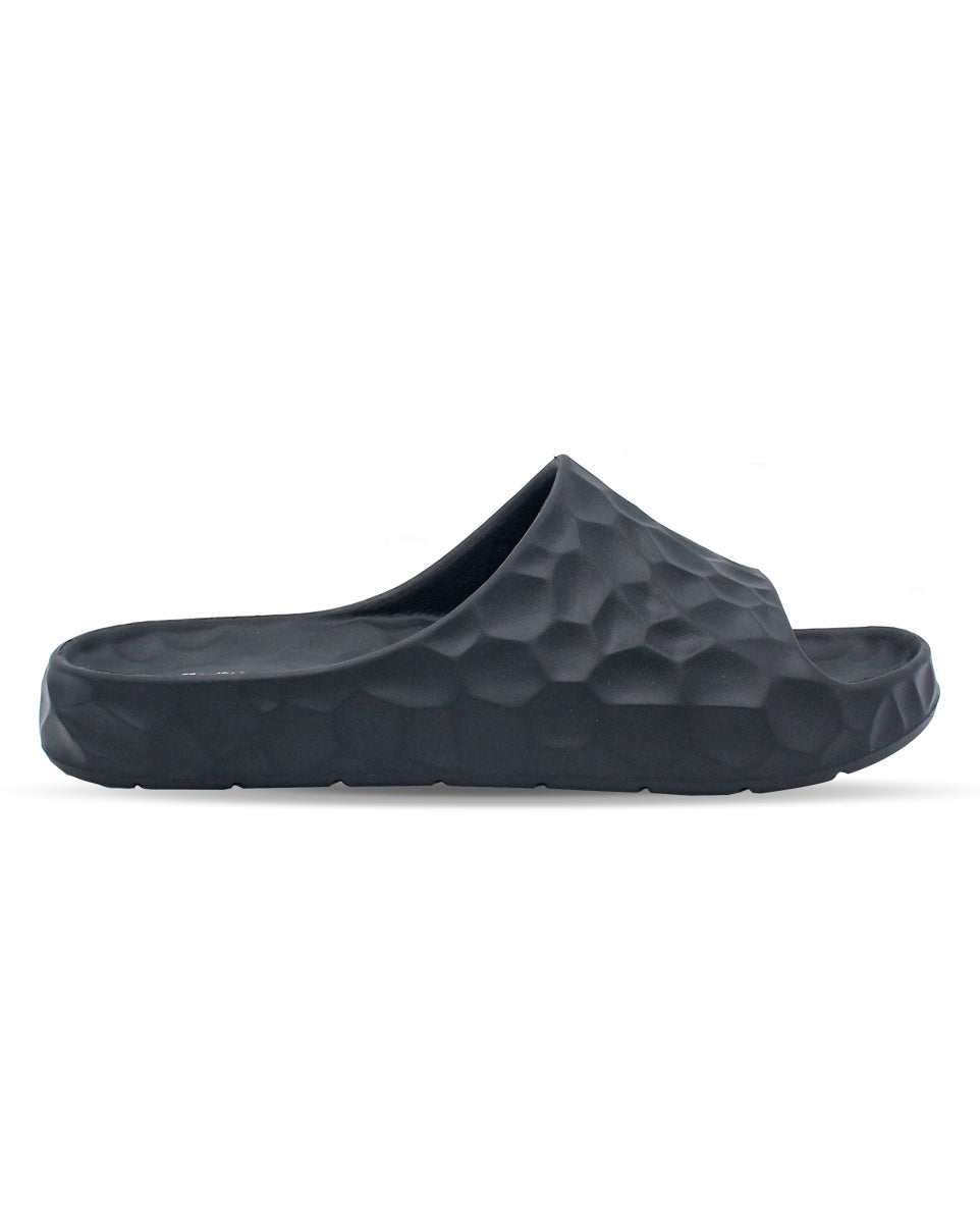 Men's Comfort Slides | Textured Slip-On Casual Footwear