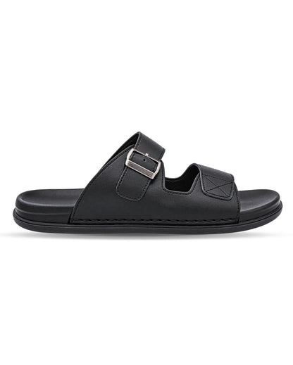 Men’s Casual Slides with Adjustable Buckle Strap | Comfort Slip-On Sandals
