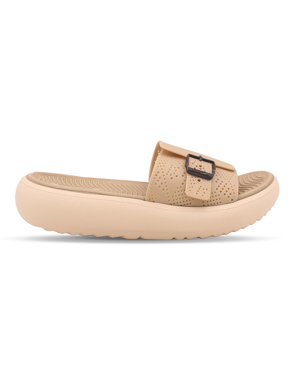DOCTOR SOLE Women's Orthopedic Comfort Slide Sandals with Adjustable Buckle