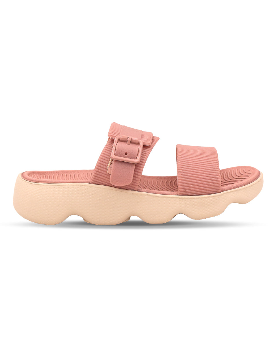 Doctor Sole Women Slides – EVA Cushioned Dual Strap Comfort Sandals
