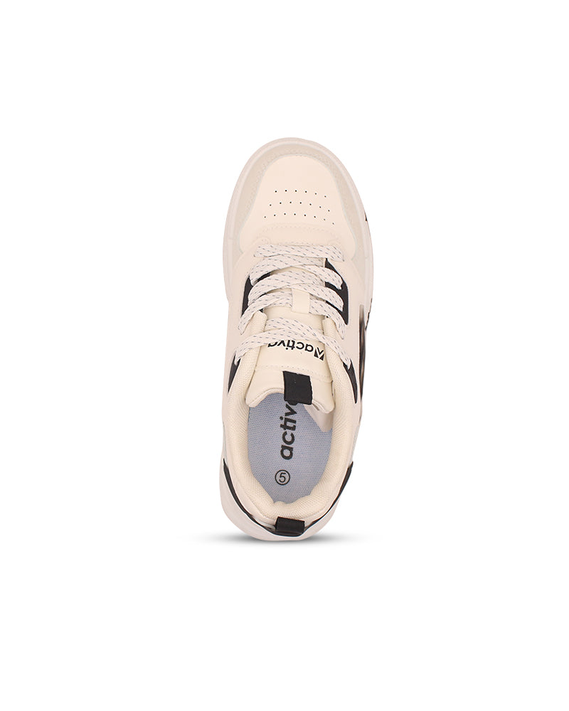 Elegant Women's Lace-Up Casual Sneakers - Non-Slip & Comfortable Footwear