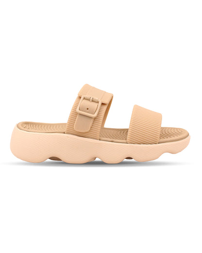 Doctor Sole Women Slides – EVA Cushioned Dual Strap Comfort Sandals