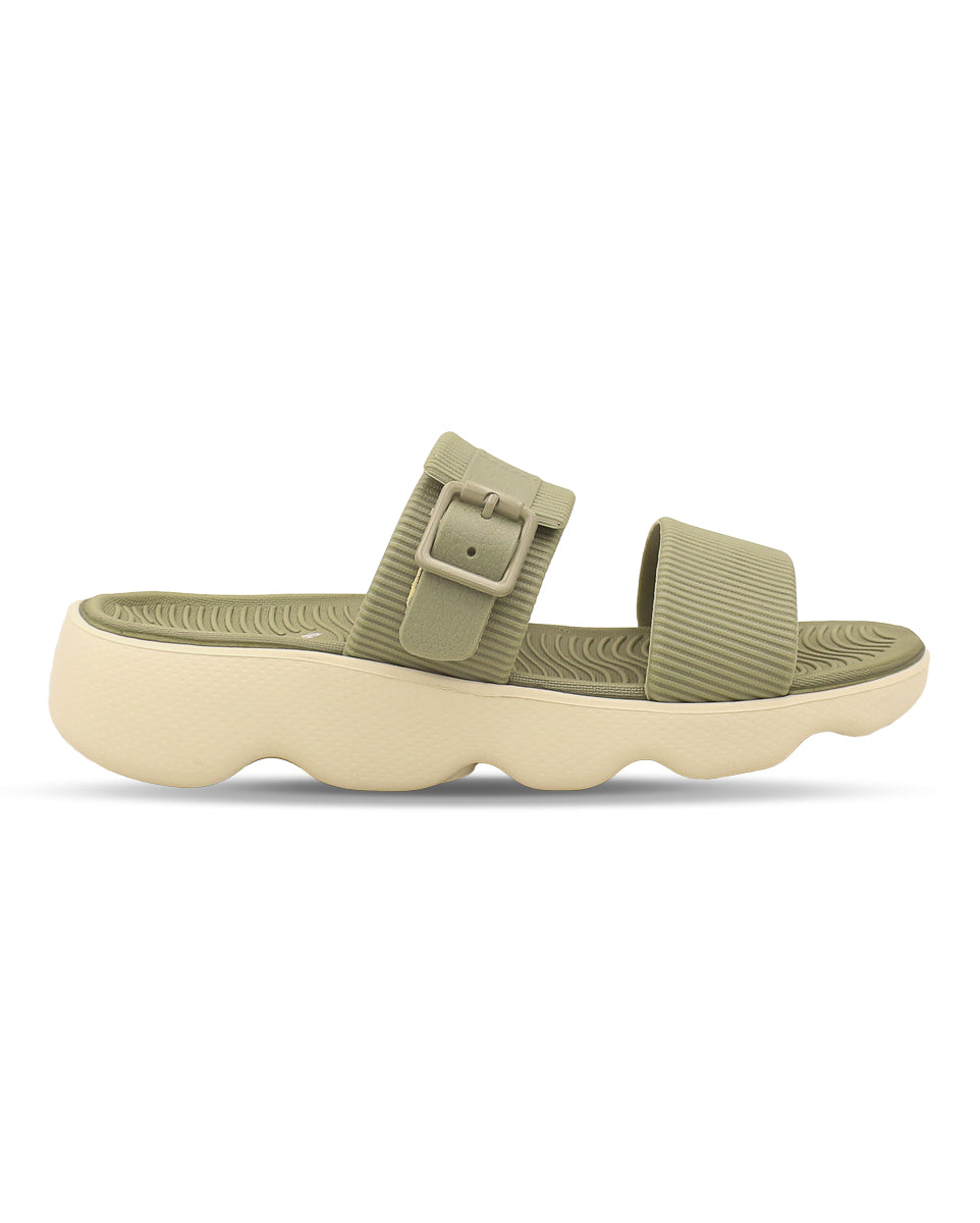Doctor Sole Women Slides – EVA Cushioned Dual Strap Comfort Sandals