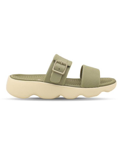 Doctor Sole Women Slides – EVA Cushioned Dual Strap Comfort Sandals