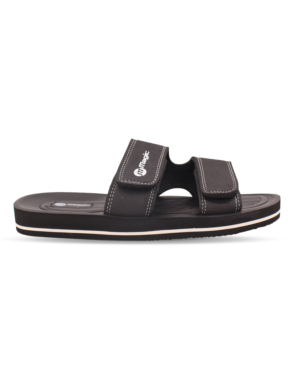 Men’s Adjustable Slides – Dual Strap EVA Comfort Slippers