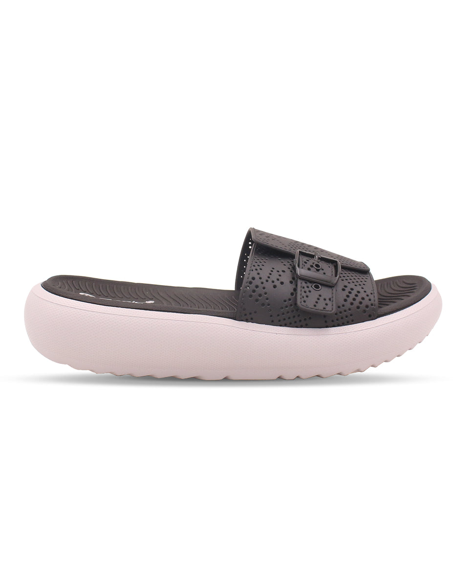 DOCTOR SOLE Women's Orthopedic Comfort Slide Sandals with Adjustable Buckle