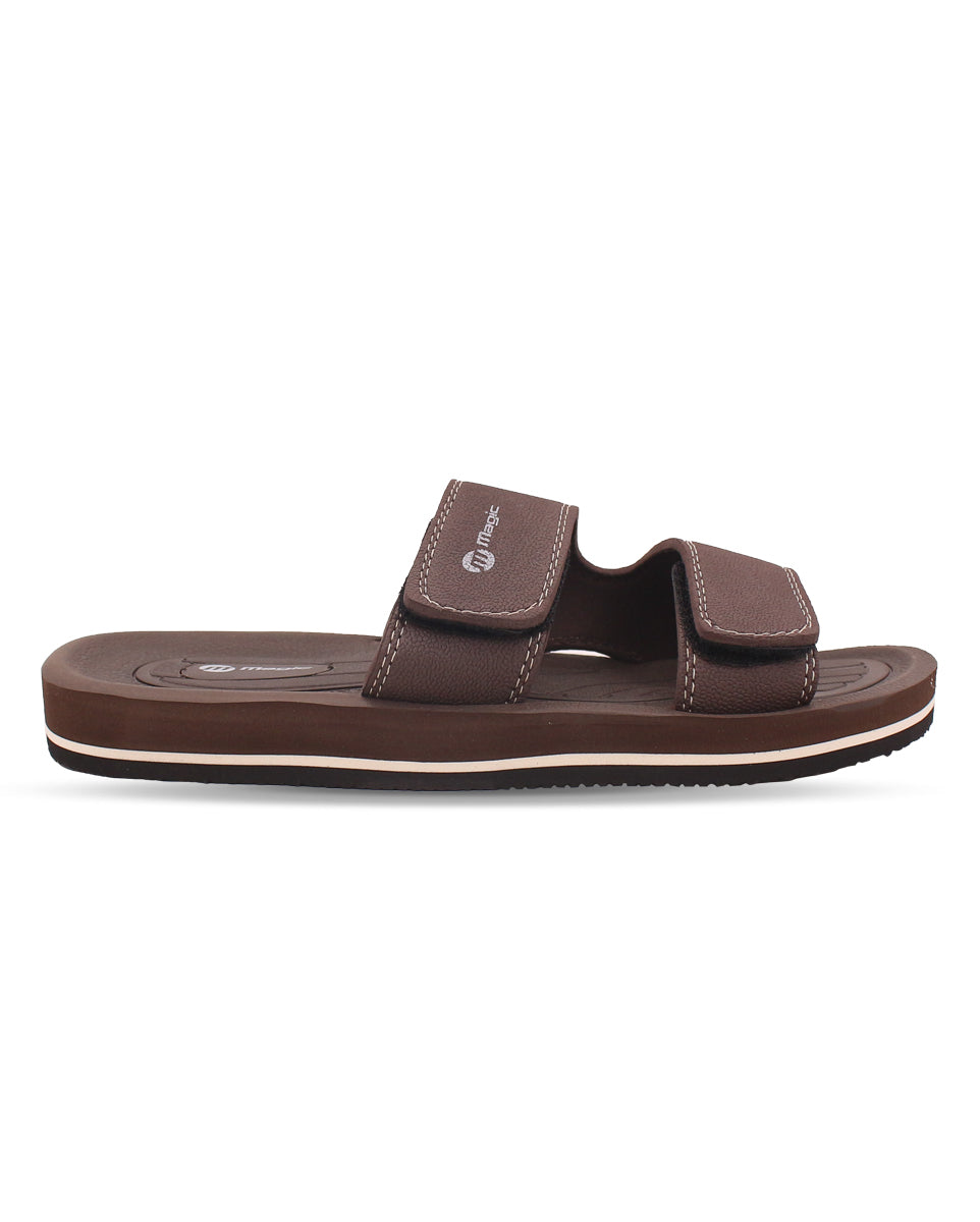 Men’s Adjustable Slides – Dual Strap EVA Comfort Slippers