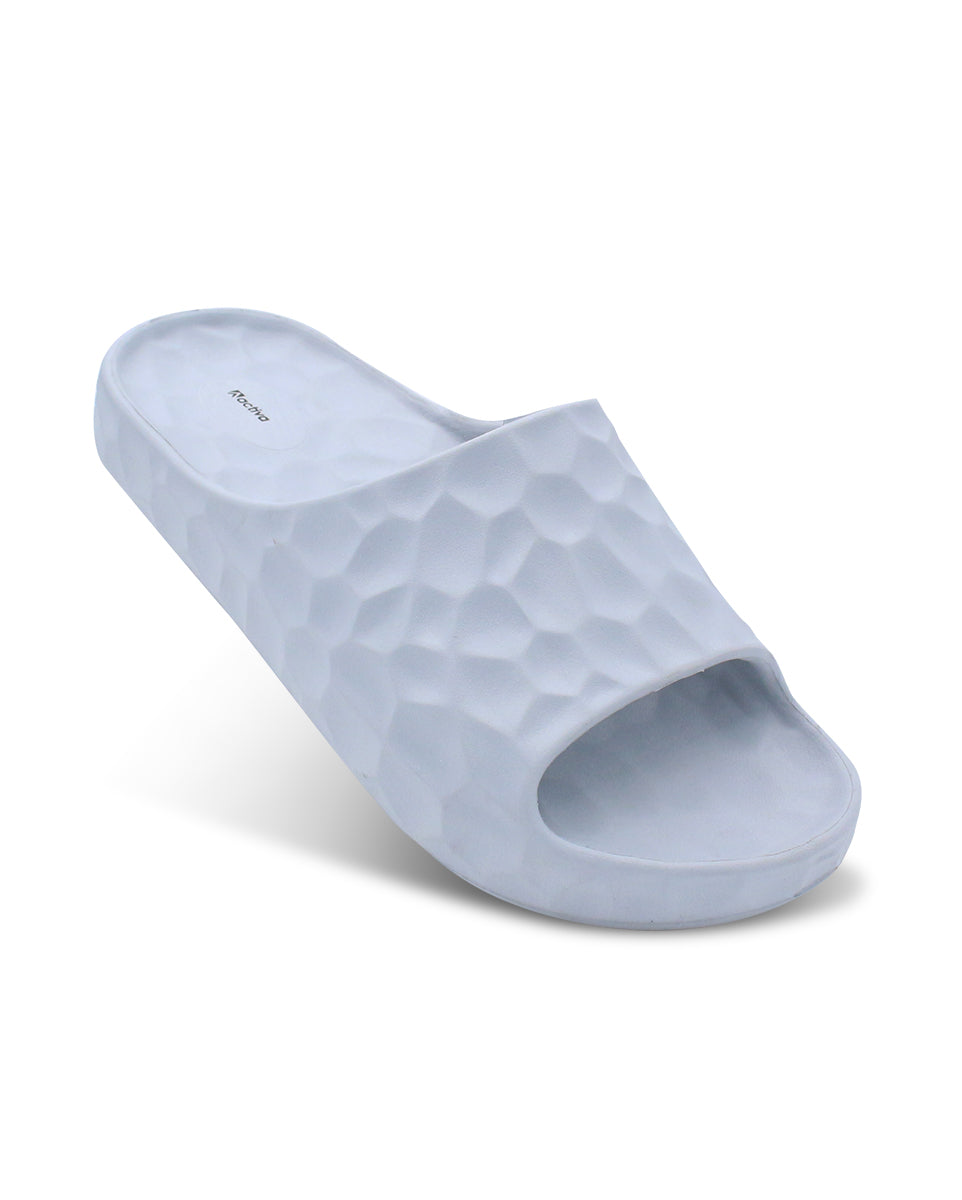 Men's Comfort Slides | Textured Slip-On Casual Footwear