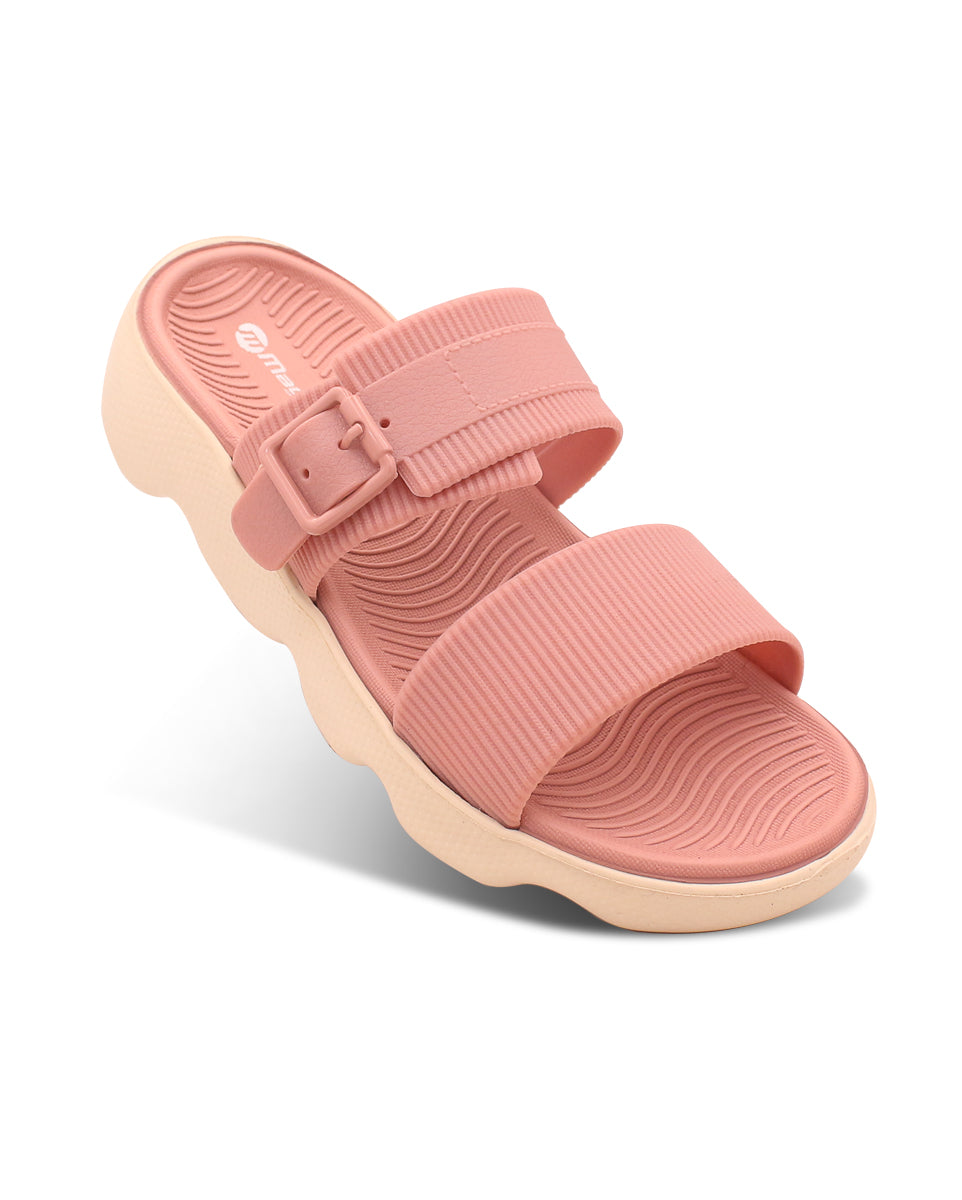 Doctor Sole Women Slides – EVA Cushioned Dual Strap Comfort Sandals
