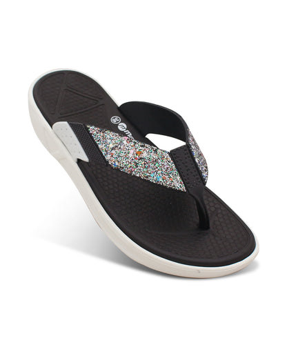 Doctor Sole Women V-Shape Flipflop – EVA Lightweight Toe Post Slippers