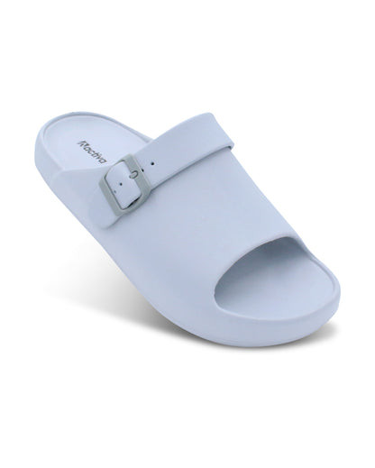 Men's Adjustable Comfort Slides with Buckle Strap for Everyday Wear