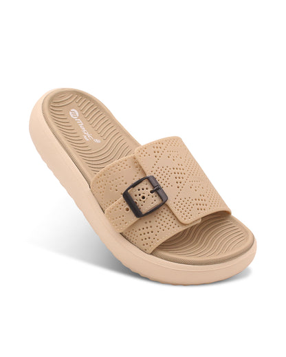 DOCTOR SOLE Women's Orthopedic Comfort Slide Sandals with Adjustable Buckle