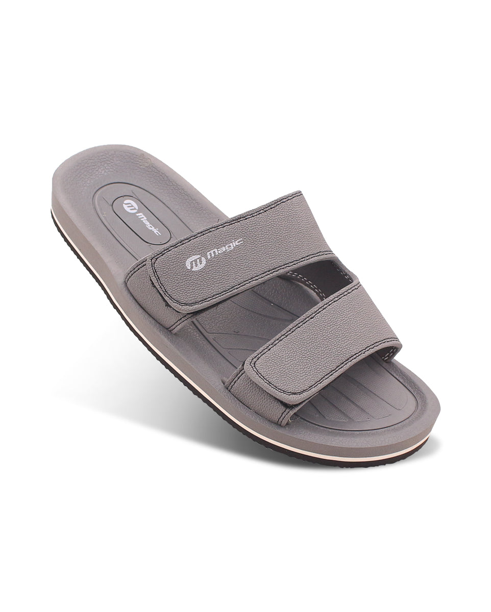 Men’s Adjustable Slides – Dual Strap EVA Comfort Slippers