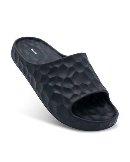 Men's Comfort Slides | Textured Slip-On Casual Footwear